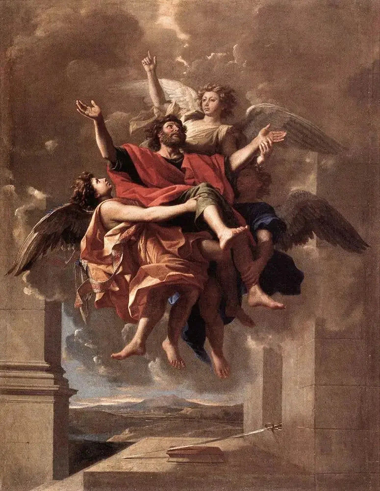 Die Verzückung des heiligen Paulus - Nicolas Poussin