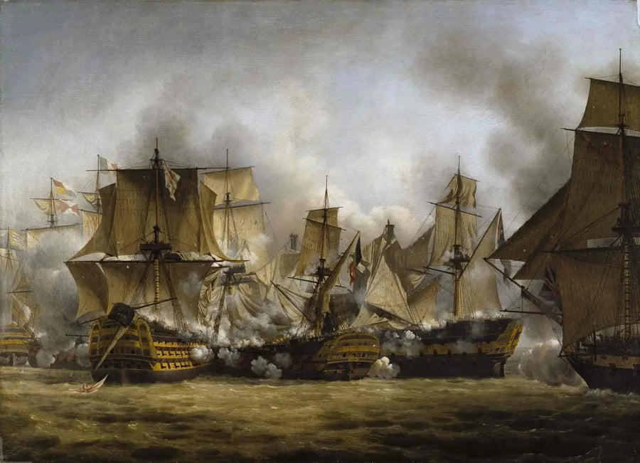 Das Redoutable à Trafalgar - Louis-Philippe Crépin
