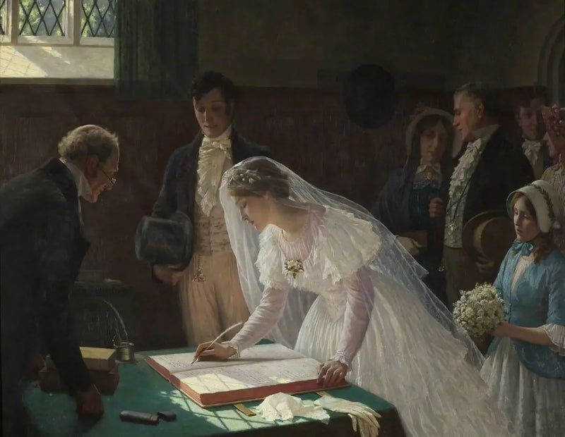 Heiratsregister - Edmund Blair Leighton