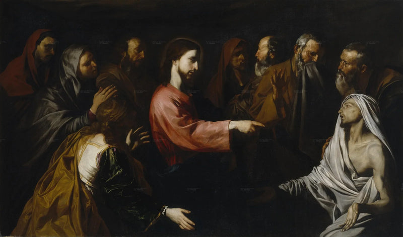 Die Auferstehung des Lazarus - Jusepe de Ribera