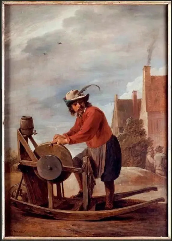 Der Messerschärfer - David Teniers der Jüngere