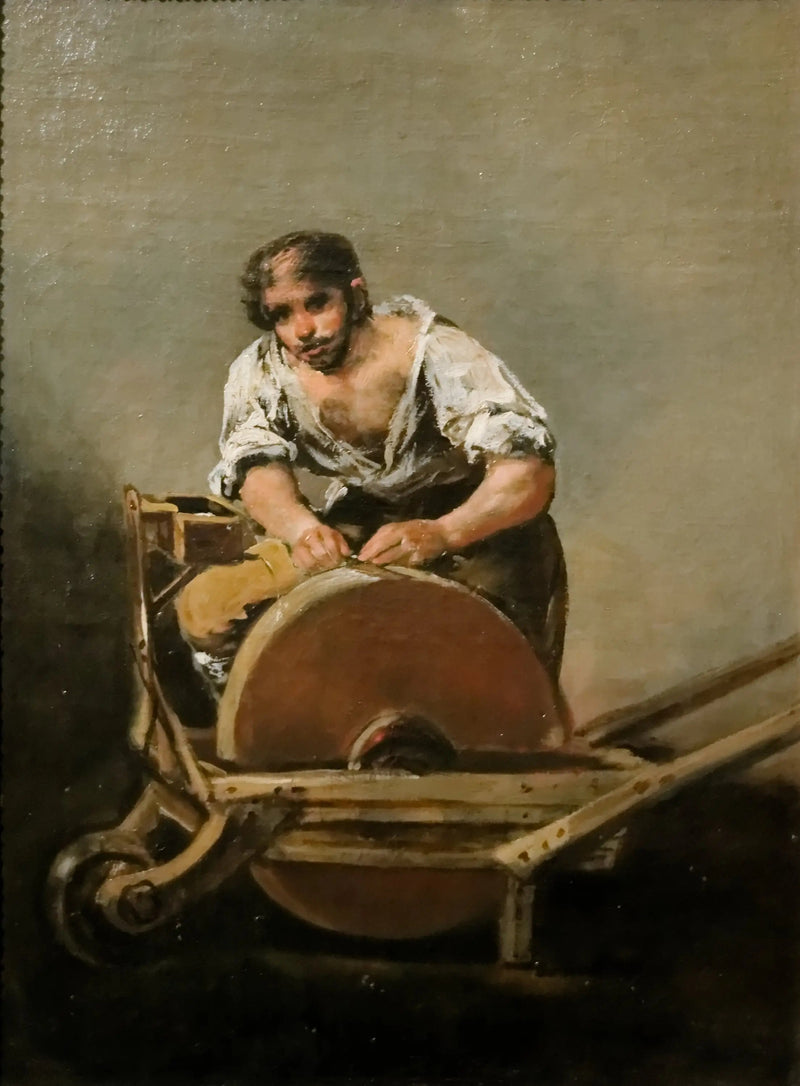 Der Wetzstein - Francisco de Goya