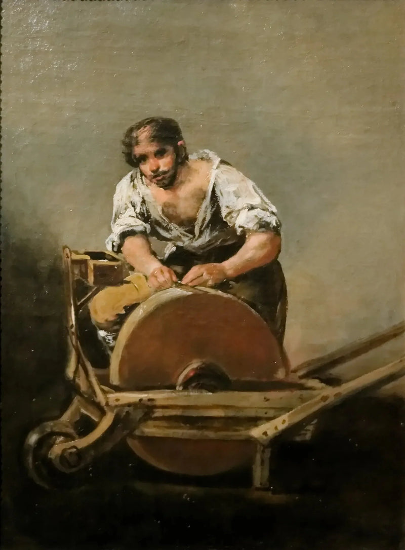 Der Wetzstein - Francisco de Goya