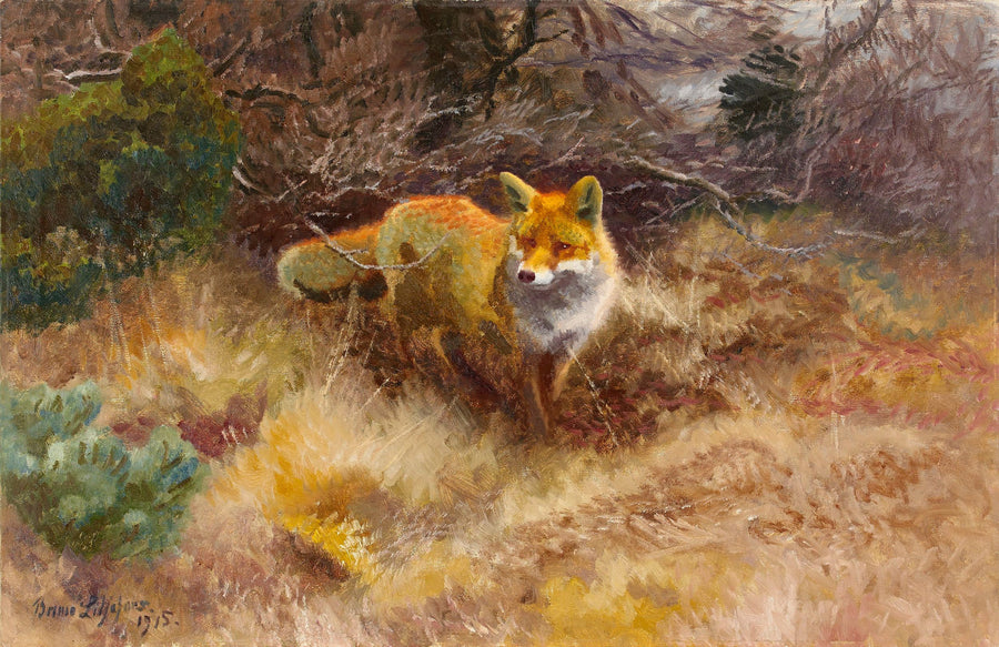 Der Fuchs und die Landschaft – Bruno Liljefors