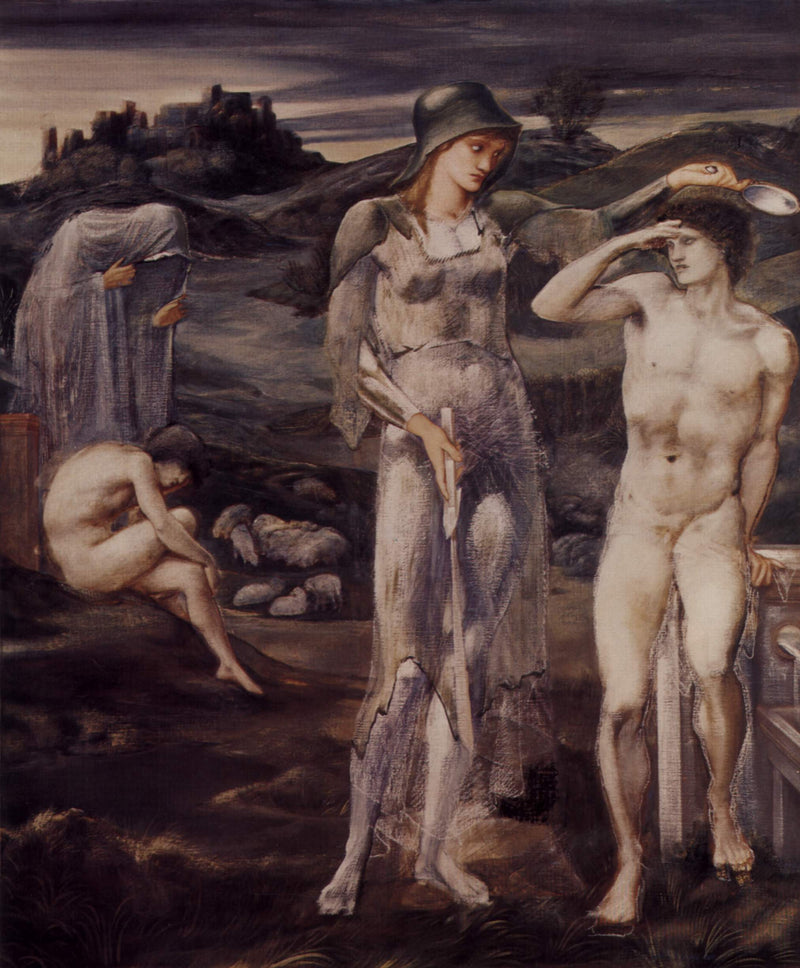 Das Treffen des Perseus - Edward Burne-Jones