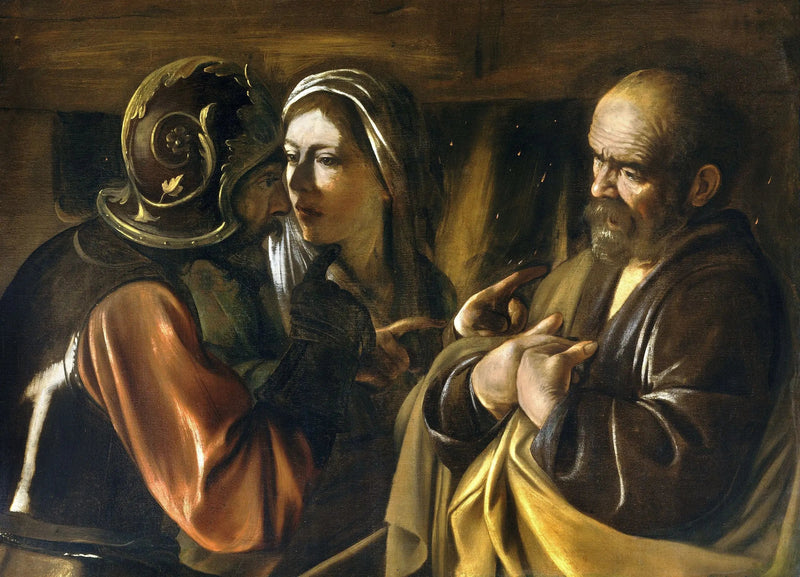 Die Verleugnung des heiligen Petrus - Caravaggio