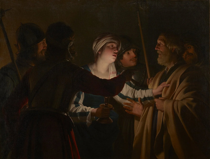 Der Verrat des heiligen Petrus - Gerrit van Honthorst