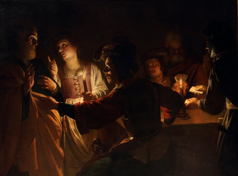 Der Verrat des heiligen Petrus - Gerrit van Honthorst