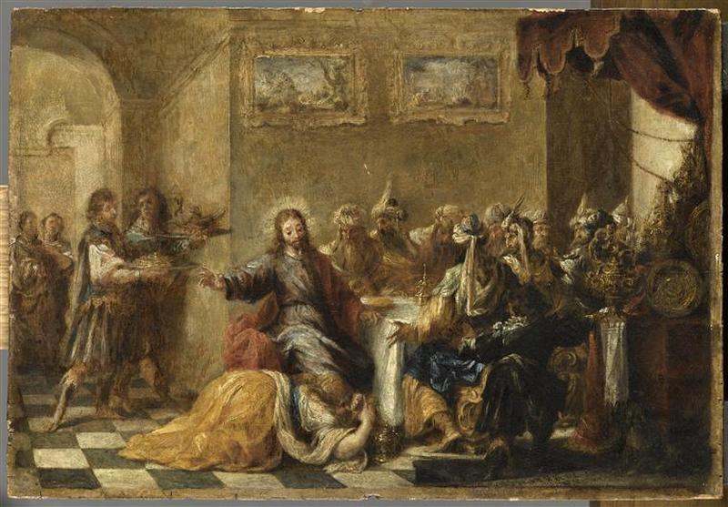 Das Abendessen bei Simon - Juan de Valdés Leal