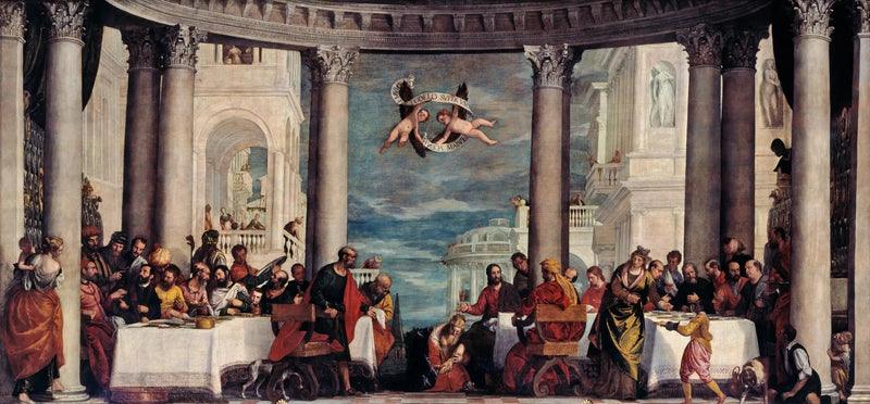 Das Abendessen bei Simon dem Pharisäer - Paul Véronèse