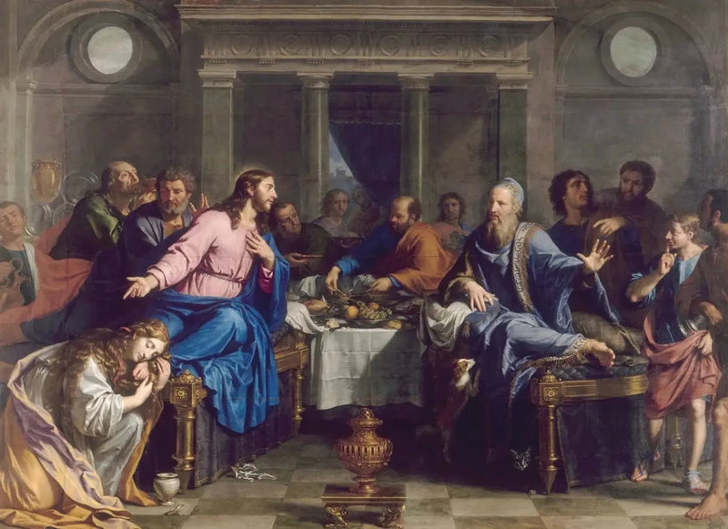 Das Abendessen bei Simon - Philippe de Champaigne