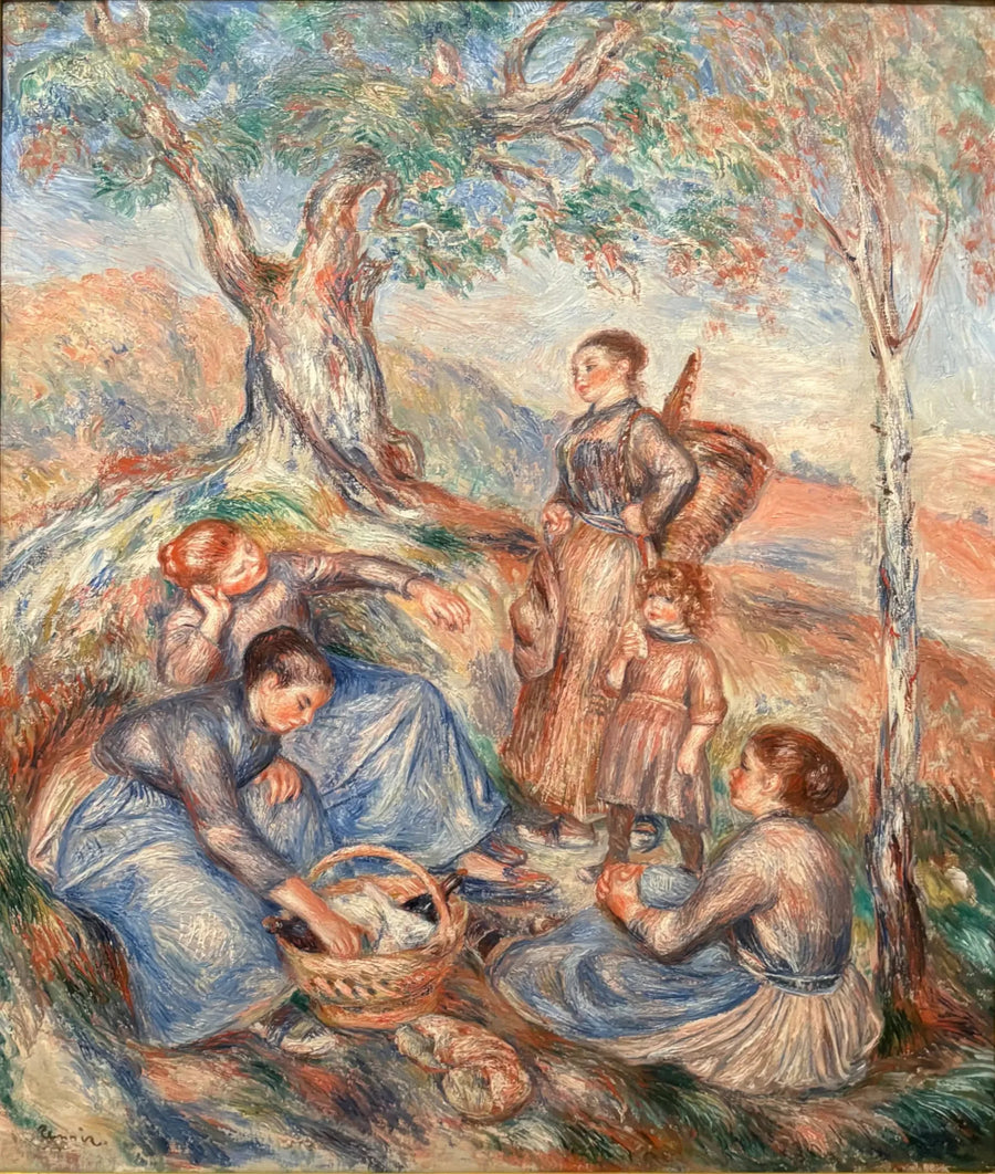 Die Erntearbeiter-Mahlzeit - Pierre-Auguste Renoir