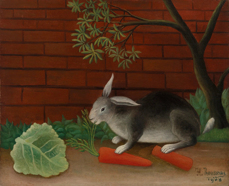 Das Mahl des Hasen - Henri Rousseau