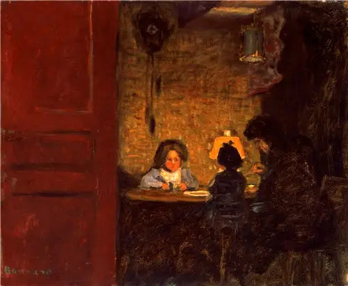 Das Abendessen - Pierre Bonnard