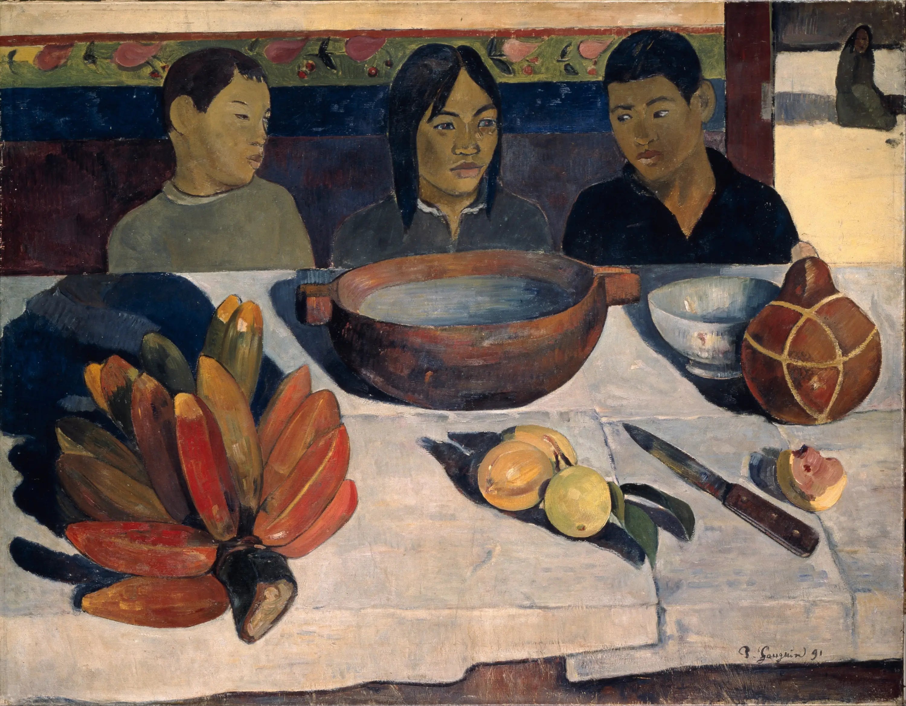 Le Repas - Paul Gauguin image 1 tableau peint à l’huile sur toile