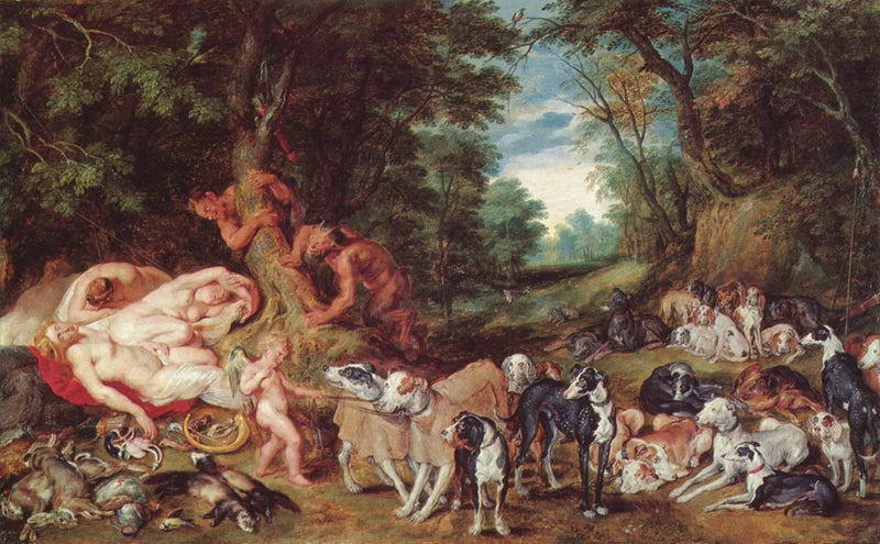 Die Ruhe der Diana und ihrer Nymphen - Peter Paul Rubens