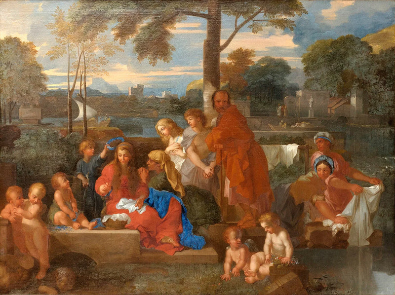 Le repos de la Sainte Famille - Sébastien Bourdon