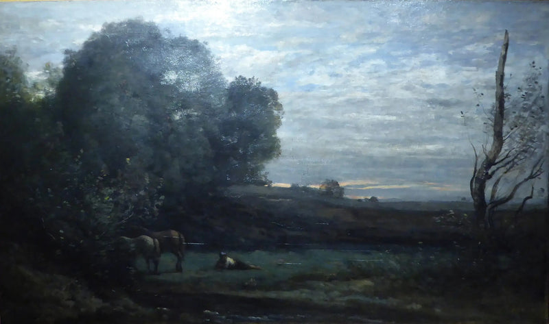 Das Pferderuhe - Jean-Baptiste Camille Corot