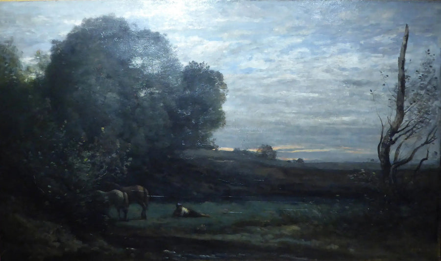 Das Pferderuhe - Jean-Baptiste Camille Corot