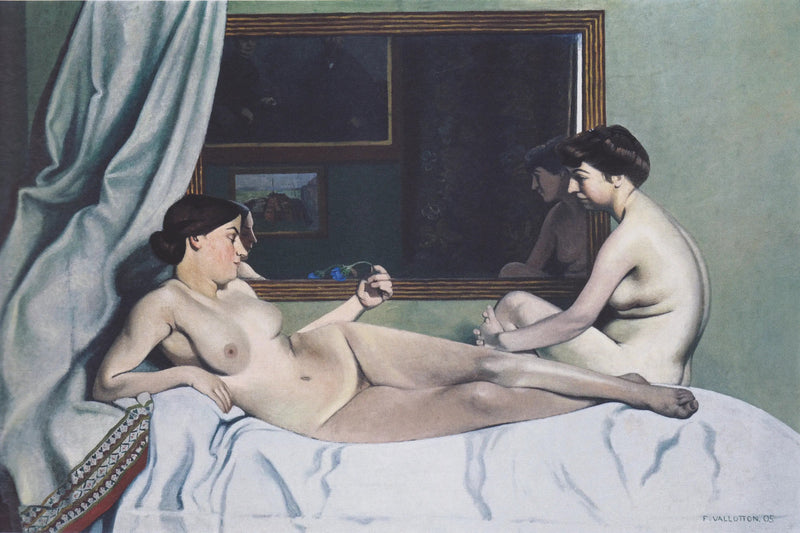 Das Ruhen der Modelle - Félix Vallotton