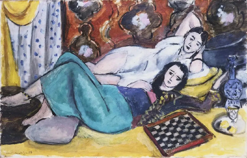 Die Ruhe der Modelle - Henri Matisse