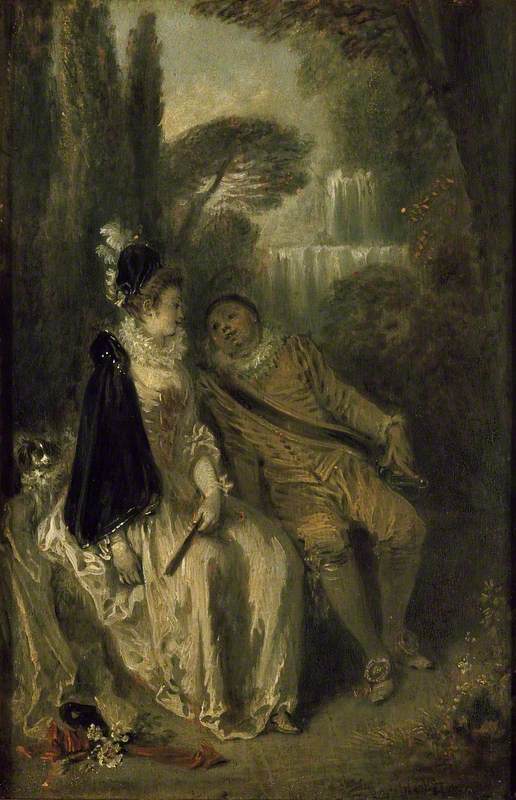 Das Anmutige Ruhezustand - Antoine Watteau