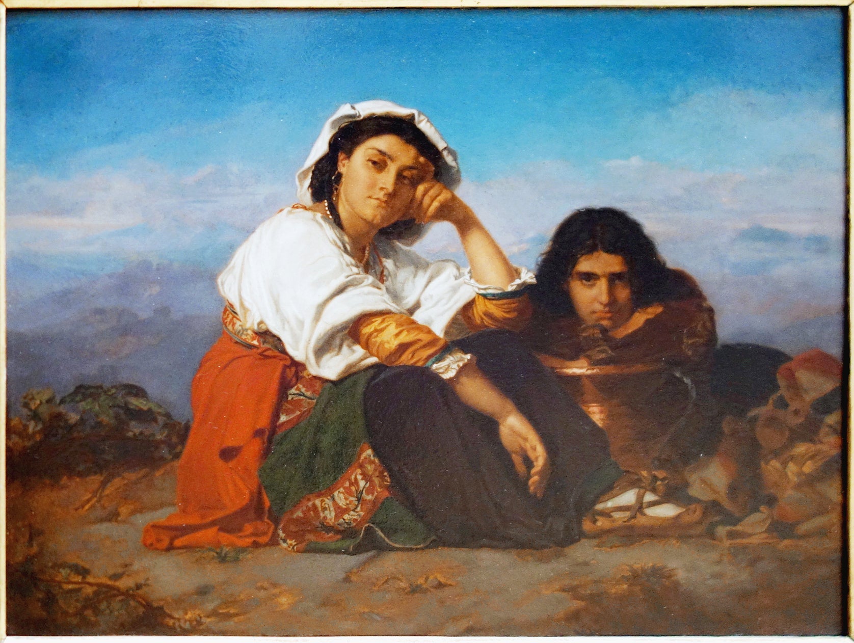 Le Repos - Henri Lehmann image 1 reproduction d’œuvre d’art à l’huile