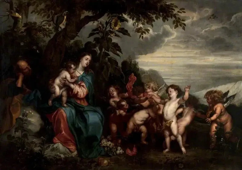 Die Ruhe während der Flucht nach Ägypten - Antoine van Dyck