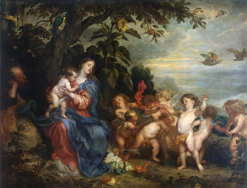 Die Ruhe während der Flucht nach Ägypten - Antoine van Dyck