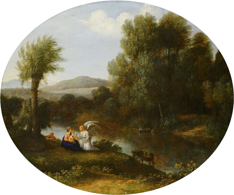 Die Ruhe während der Flucht nach Ägypten - Claude Lorrain