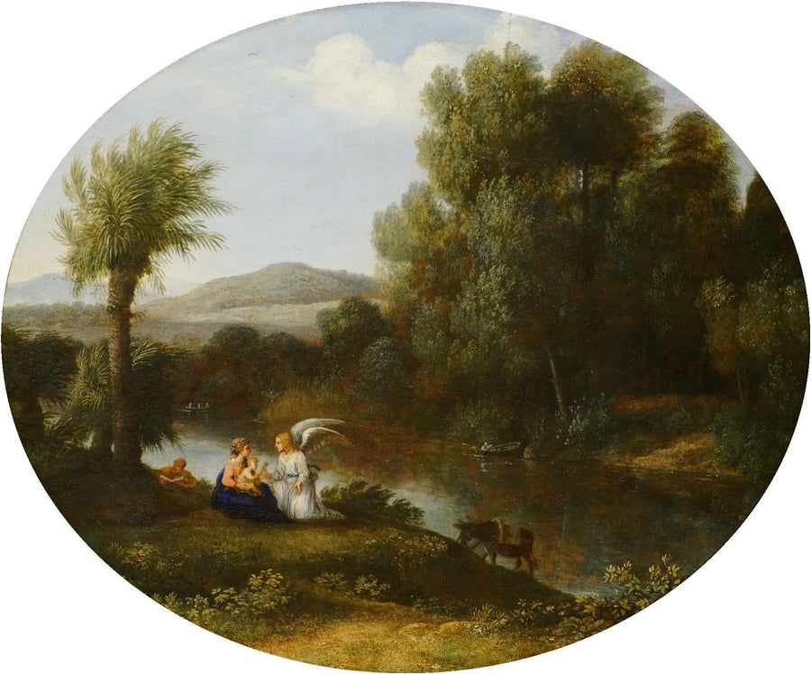 Die Ruhe während der Flucht nach Ägypten - Claude Lorrain