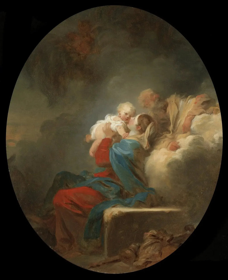 Die Ruhe während der Flucht nach Ägypten - Jean-Honoré Fragonard