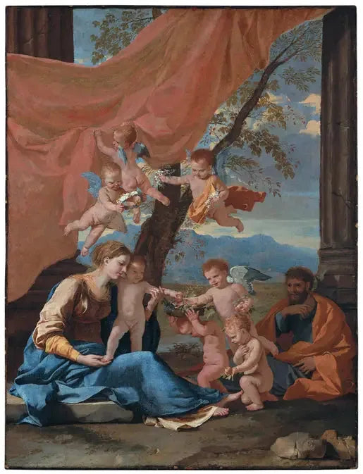Die Ruhe während der Flucht nach Ägypten - Nicolas Poussin