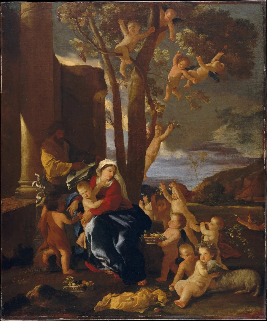 Die Ruhe während der Flucht nach Ägypten - Nicolas Poussin