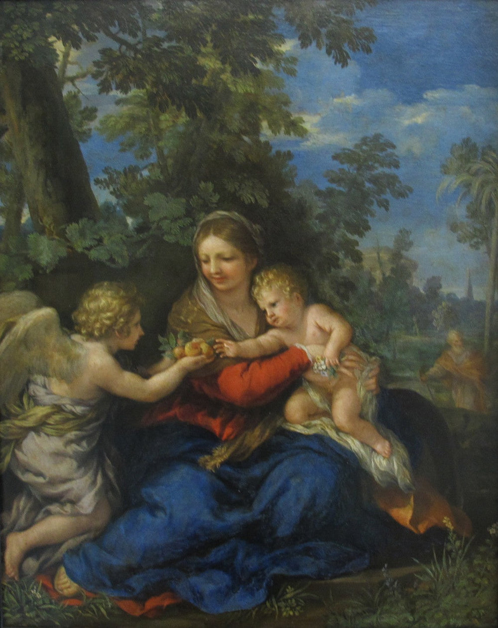 Le Repos pendant la fuite en Égypte - Pietro da Cortona image 1 copie peinte à la main à l’huile