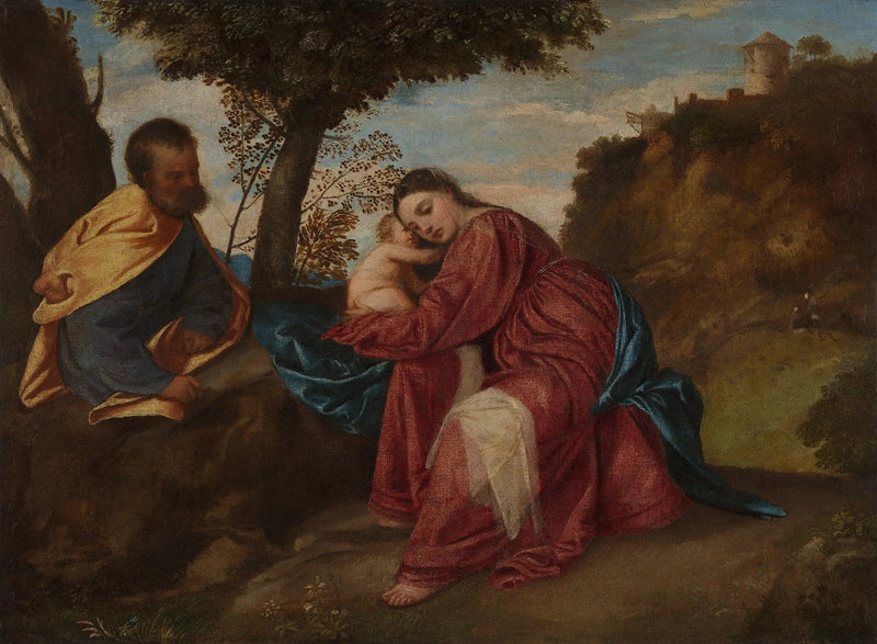 Die Flucht nach Ägypten - Titian