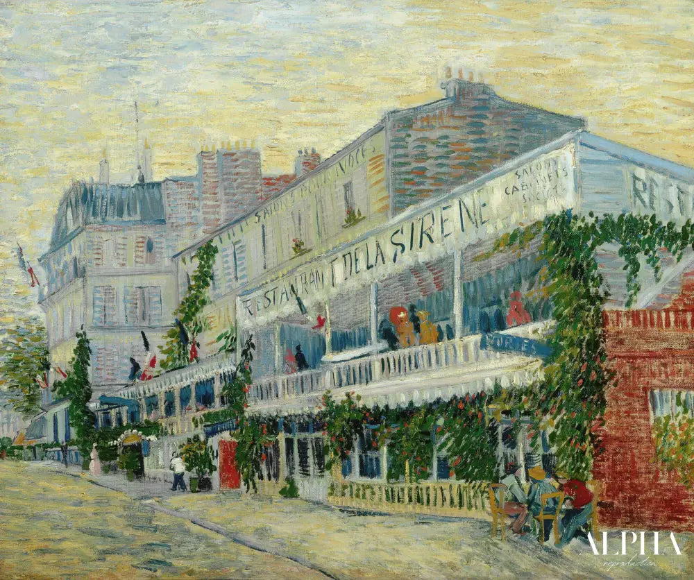 Le restaurant sirène - Van Gogh - Reproductions de tableaux et peintures haut de gamme