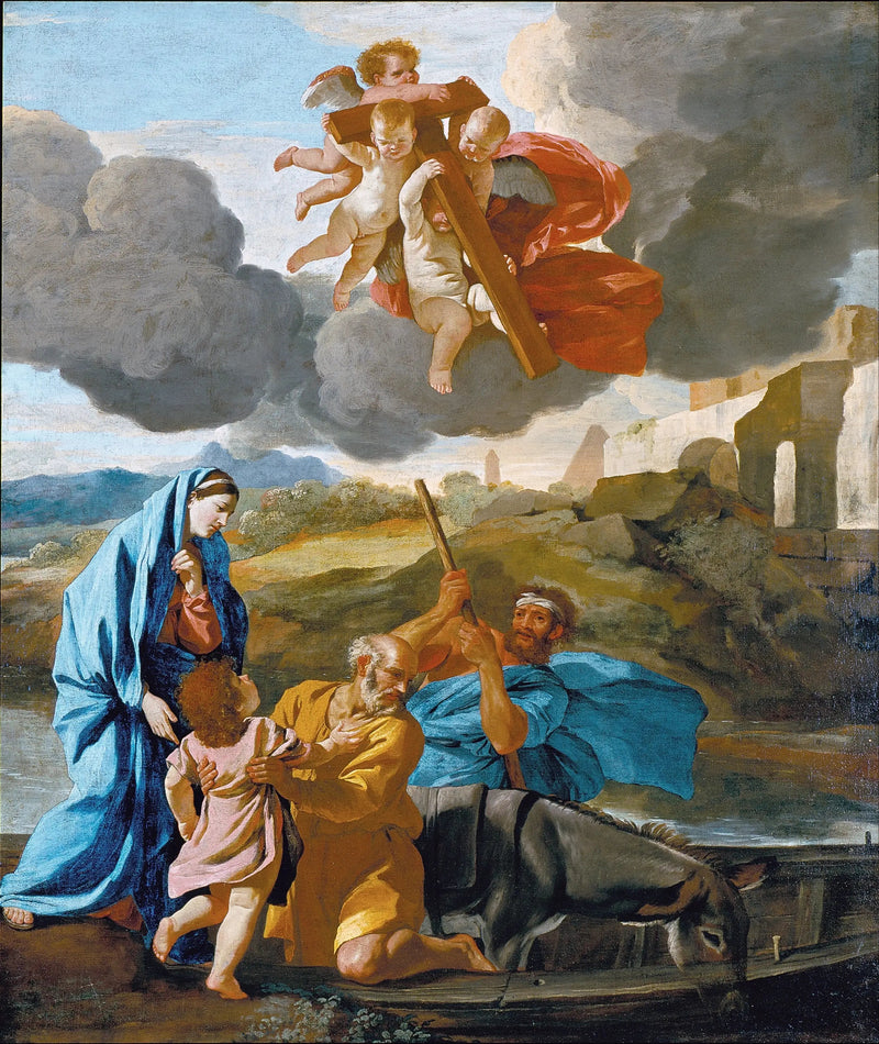 Die Rückkehr nach Ägypten - Nicolas Poussin