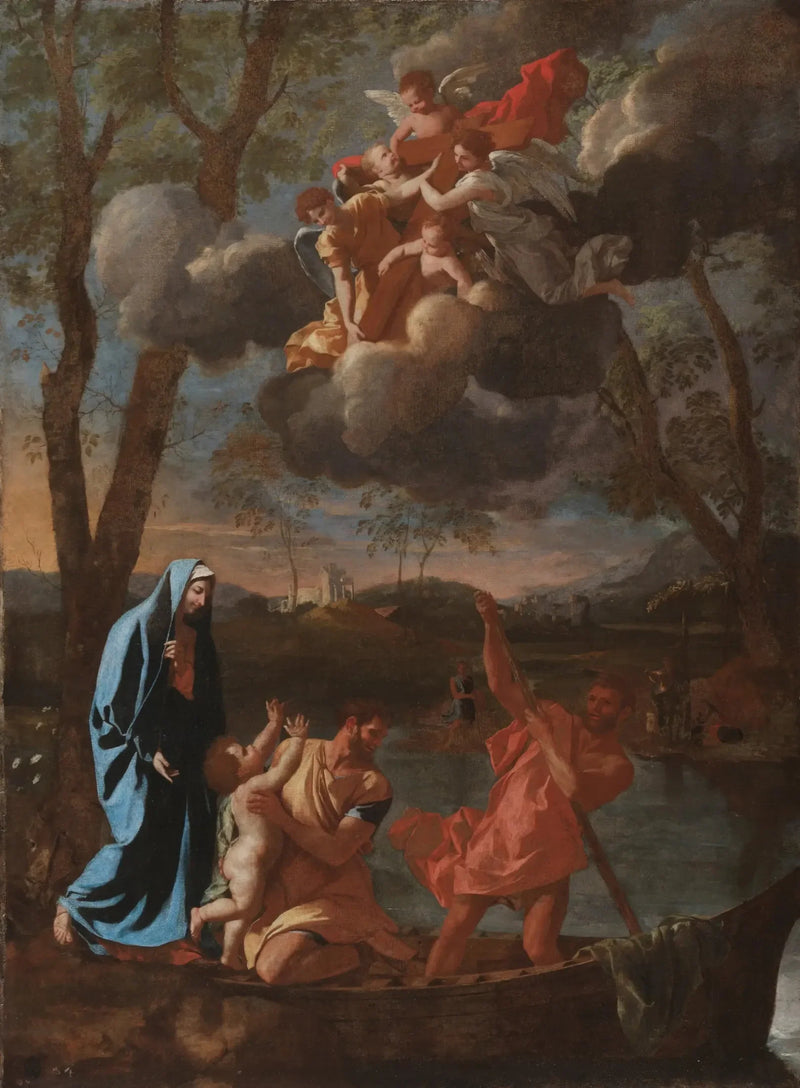 Die Rückkehr nach Ägypten - Nicolas Poussin