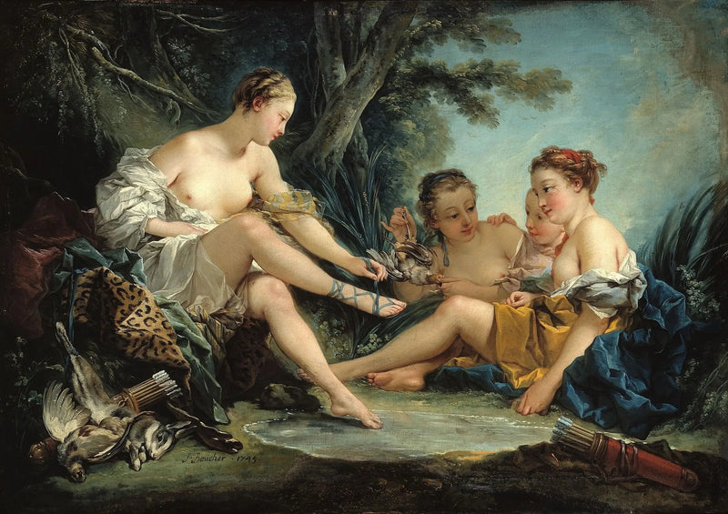 Die Rückkehr der Diana die Jägerin - François Boucher