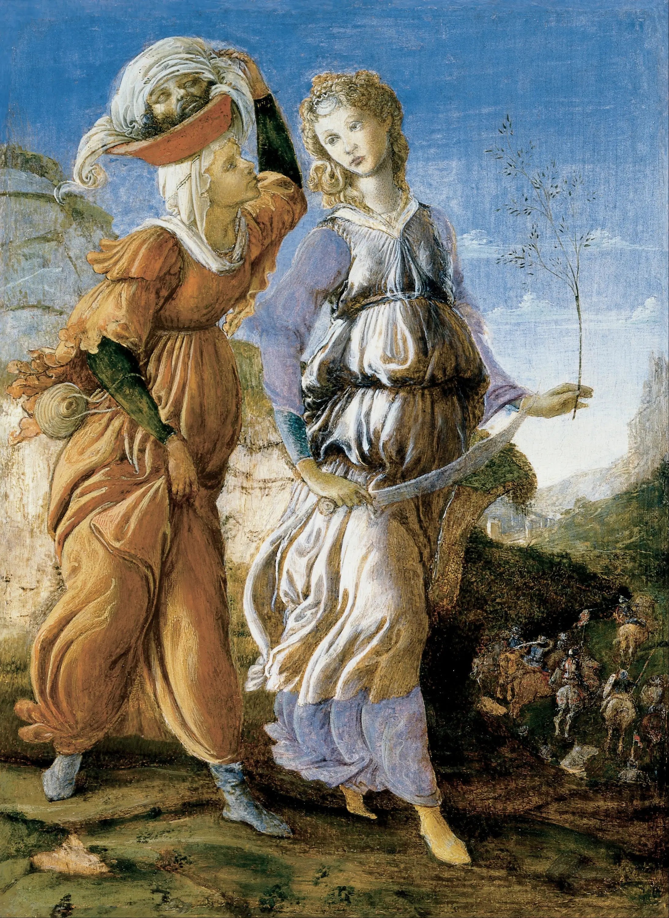 Le Retour de Judith à Béthulie - Sandro Botticelli image 1 copie peinte à la main à l’huile