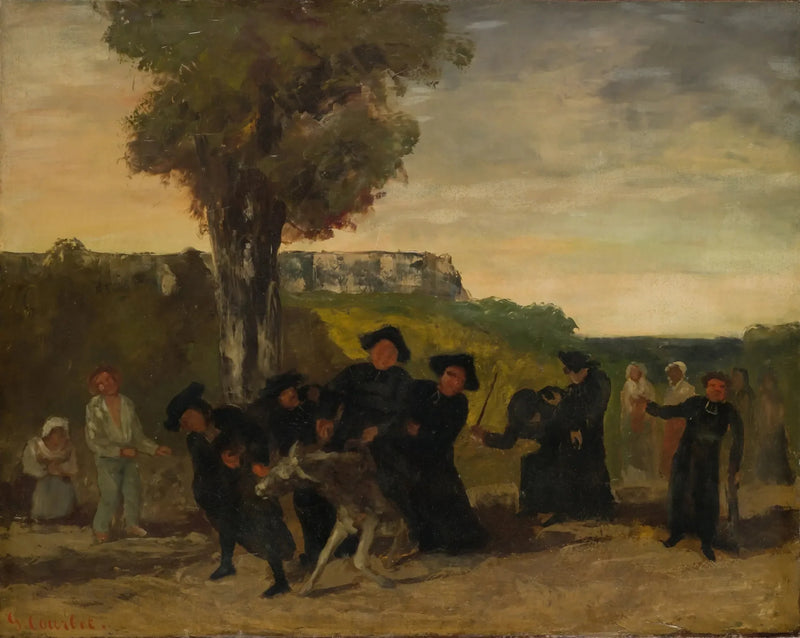 Die Rückkehr der Konferenz - Gustave Courbet