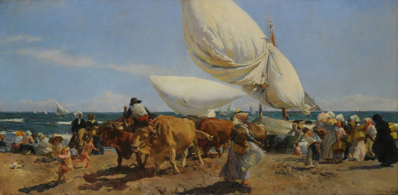 Die Rückkehr des Fischfangs - Joaquín Sorolla