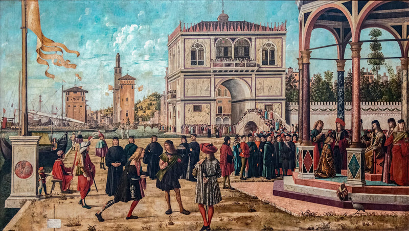 Die Rückkehr der Botschafter am englischen Hof - Vittore Carpaccio
