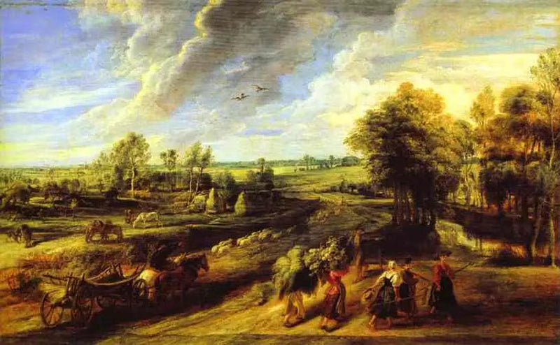 Die Rückkehr der Bauern vom Feld - Peter Paul Rubens