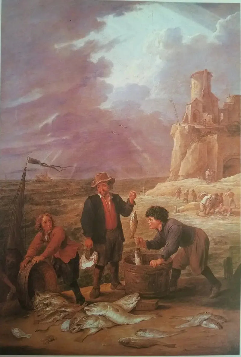 Die Rückkehr der Fischer mit ihren Fängen - David Teniers der Jüngere