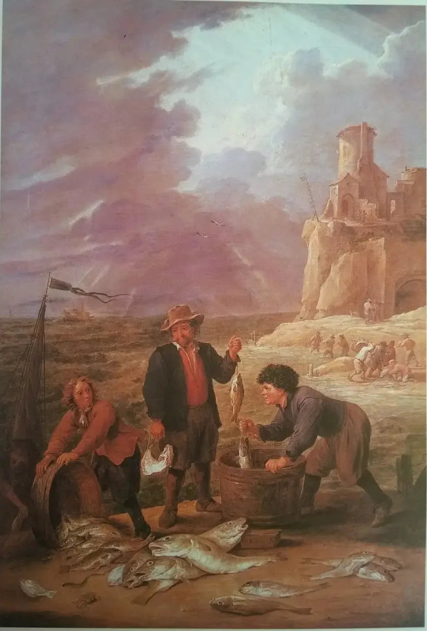 Die Rückkehr der Fischer mit ihren Fängen - David Teniers der Jüngere