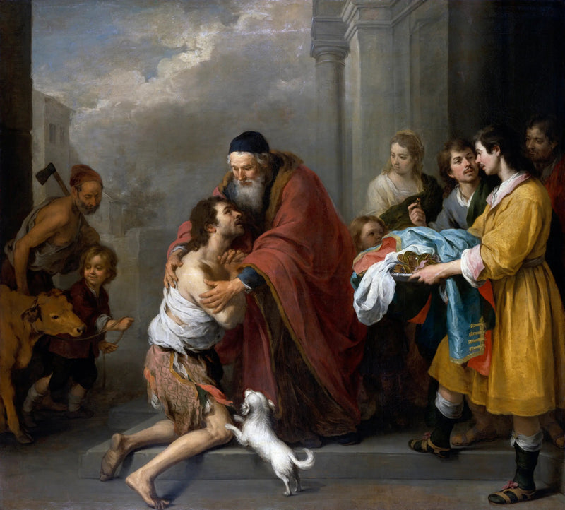 Die Rückkehr des verlorenen Sohnes - Bartolomé Esteban Murillo
