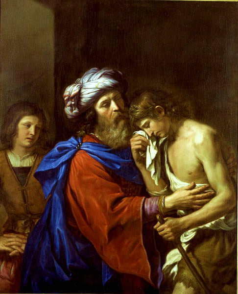 Die Rückkehr des verlorenen Sohnes. - Guercino