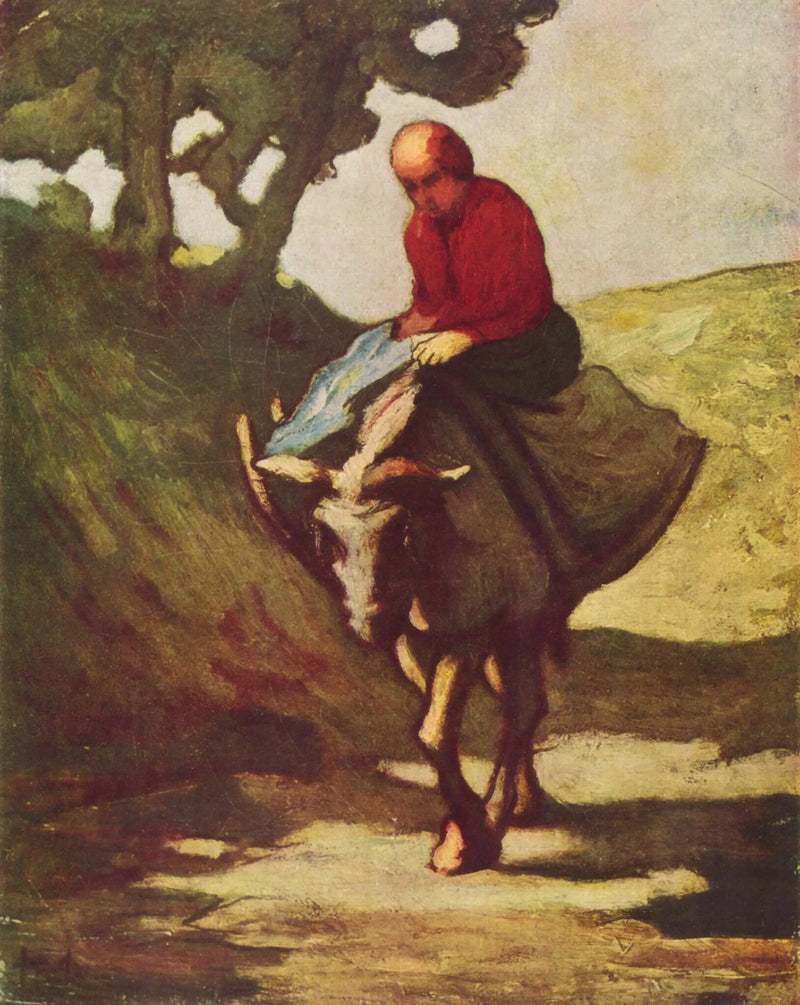 Die Rückkehr des Marktes - Honoré Daumier